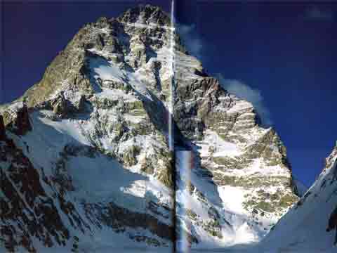 
K2 Southwest Face From Savoia Glacier - The Karakoram: Mountains of Pakistan book
